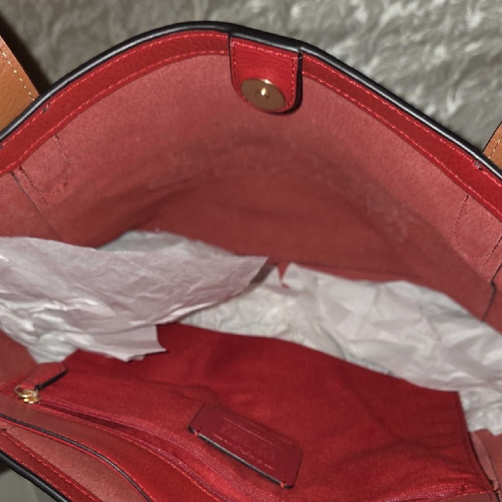 Coach Horse & Carriage Embossed Tote - Picture 7 of 8